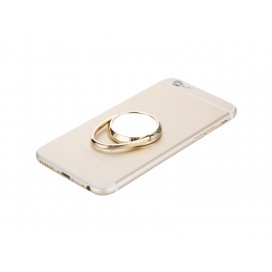 Rotating Mobile Phone Ring Holder(Gold)(10/pack)