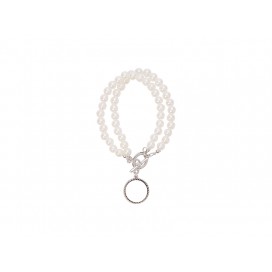 Fashion Noosa Bracelet(03, Pearl) (10/pack)