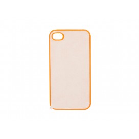 เคส iPhone 4/4S (พลาสติก, สีส้ม) (10 ชิ้น/แพ็ค)