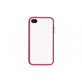 เคส iPhone 4/4S (ซิลิโคน, สีแดง) (10 ชิ้น/แพ็ค)