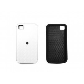 เคส 2 in 1 iPhone 4/4S (ซิลิโคน, สีขาว) (10 ชิ้น/แพ็ค)