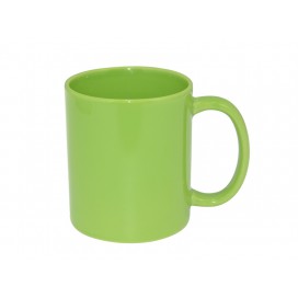 แก้วสีเขียวอ่อนเต็มใบผิวเคลือบเงา ขนาด 11oz (36 ใบ/ลัง)