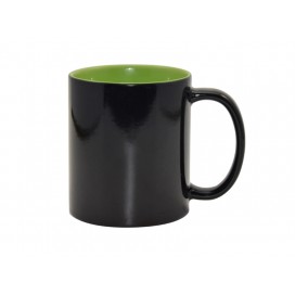 แก้วสีดำเปลี่ยนสีได้ (ข้างในสีเขียวอ่อน) ขนาด 11 ออนซ์ 48ใบ/แพ็ค