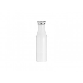 17oz/500ml Stainless Steel Milk Bottle (White) (?/case)