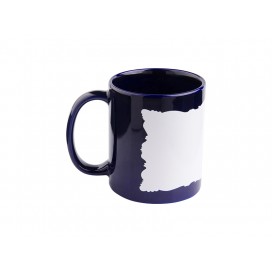 11oz Full Colour Mug w/ White Patch(Blue,Butterfly Shaped)(36/pack)