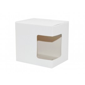 กล่องใส่แก้ว Sublimation แบบมีหน้าต่าง สำหรับแก้วขนาด 11oz (200 กล่อง/ลัง)